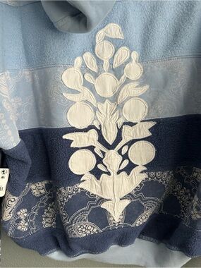 NWT Free People Bandana Hoodie Sweatshirt  sz XS